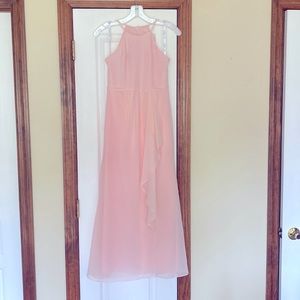 David’s Bridal Junior Bridesmaid Dress in Petal. Size 10.